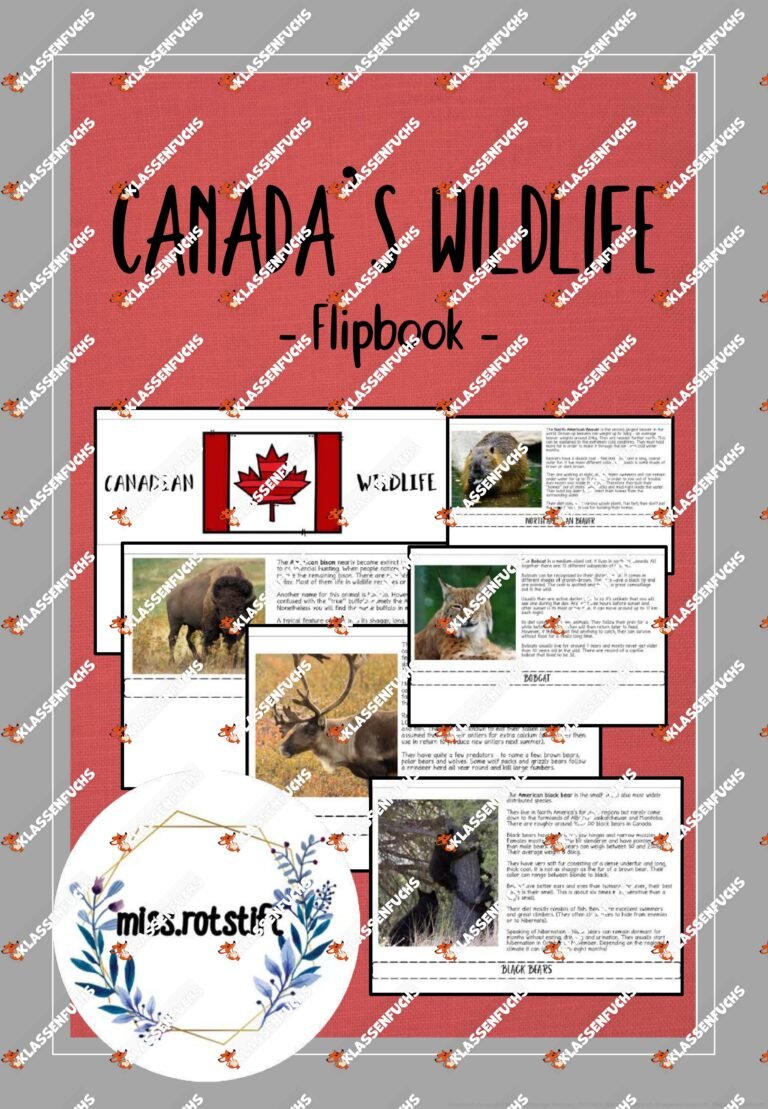 Canada – Wildlife – Flipbook – Reading